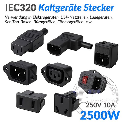 Kaltgeräte stecker kupplung - stecker,
