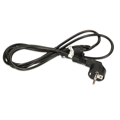 Kaltgeräte kabel schwarz - 2m,