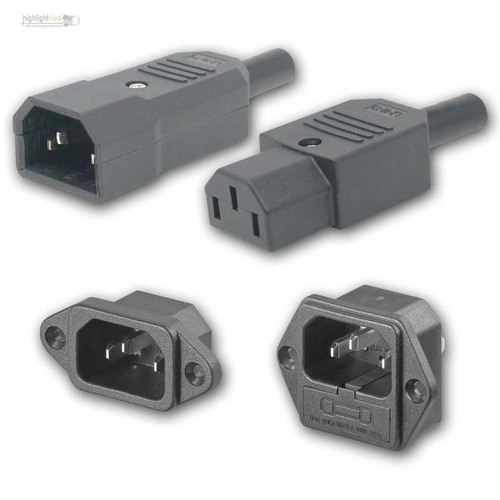 Kaltgeräte c14 stecker - stecker, c13