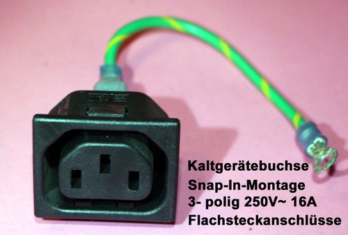 Kaltgeräte buchse kupplung - kaltgeräte,